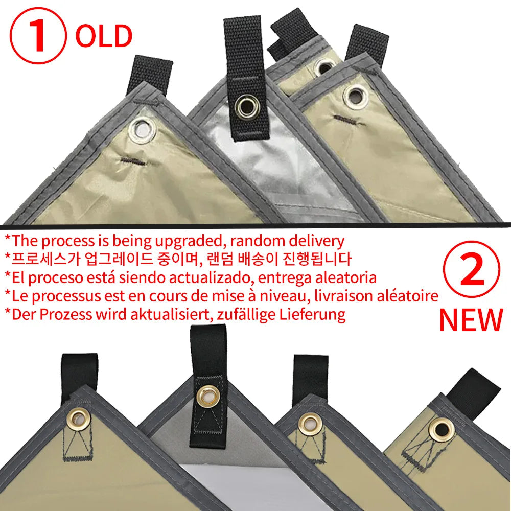 Camping Tarp Waterproof Tent Tourist Awning Shade Garden Canopy Beach Sunshade Outdoor Ultralight Sun Shelter