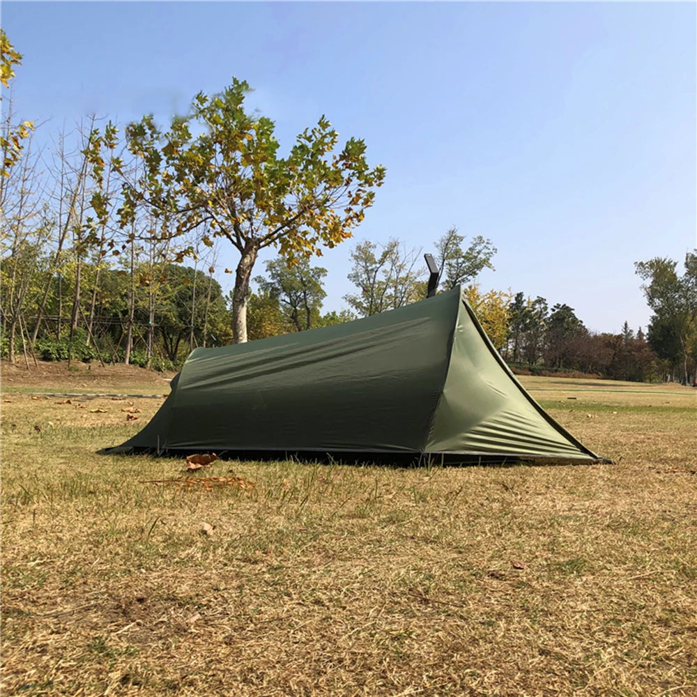 Camping  Tent Ultralight Aluminum Pole Outdoor Tent For Backpacking Hiking Camping Seasons 1/2 Person Tent Camping Equipment
