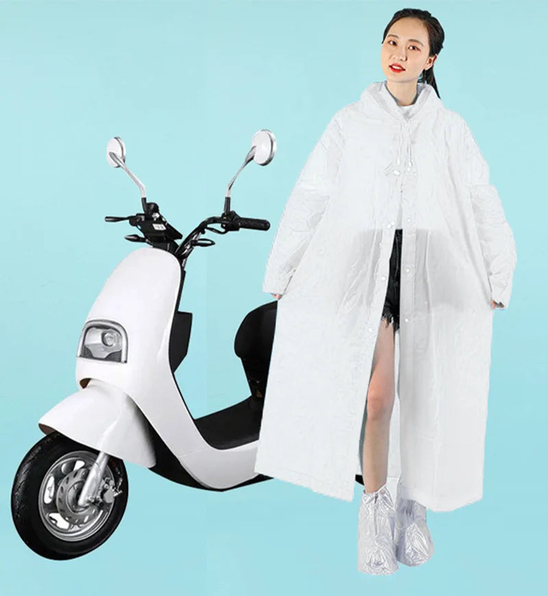 Raincoat Women Men Impermeable Thickened Waterproof Raincoat Tourism Outdoor Hiking Rain Poncho Raincoat Hooded Rain Coat