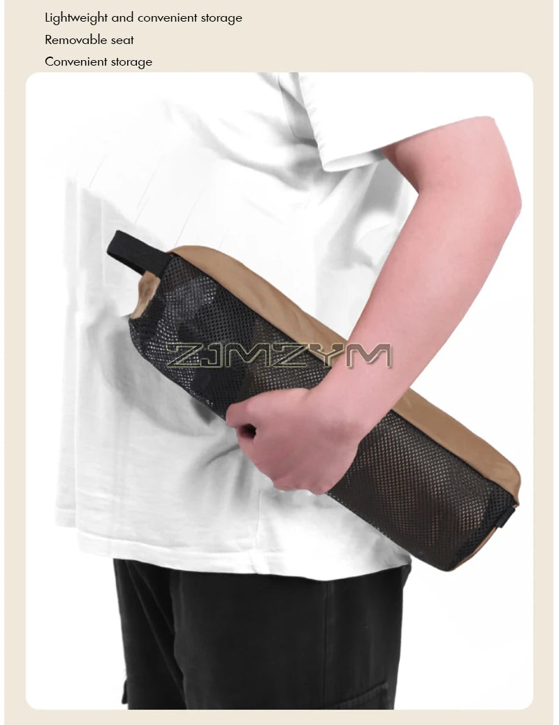 Swivel Portable Camping Chair Compact Collapsible Folding Chair with Carry Bag - Support 140kg - Outdoor Backpacking Chair