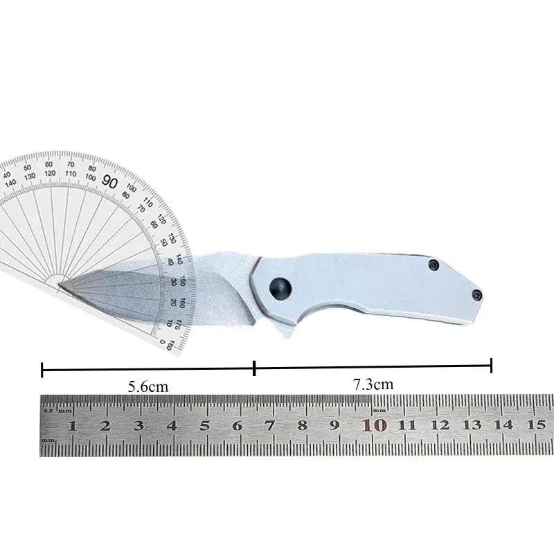 KS 1375 Pocket Knife 420 Steel Handle Outdoor Adventure Combat Sharp Cut Safari Multi-functional Camping Accessories Men's Gift