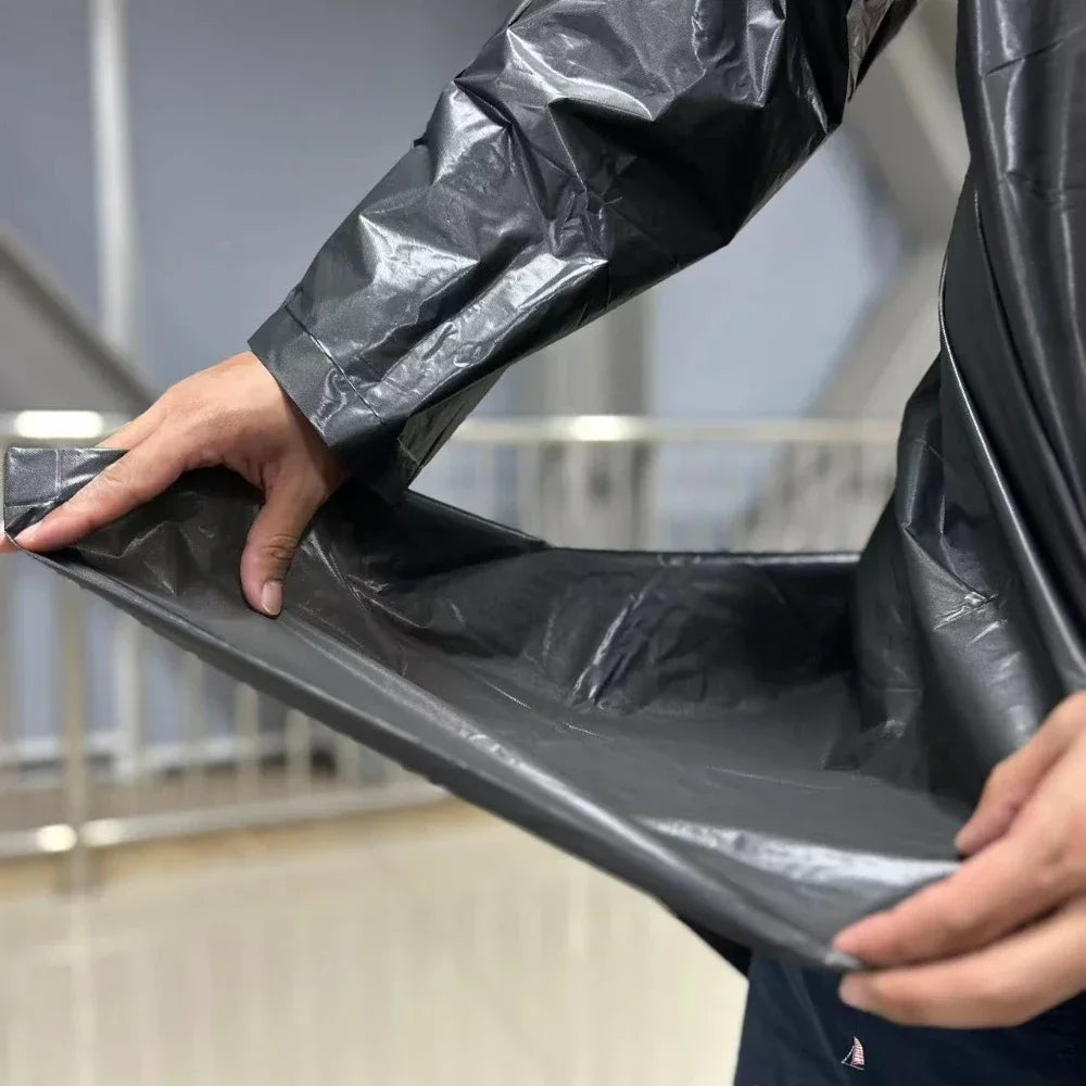 Transparent Raincoat Premium Reusable Full-Body Waterproof Gear for Men Women Perfect Rainy Commutes Leisure Outings