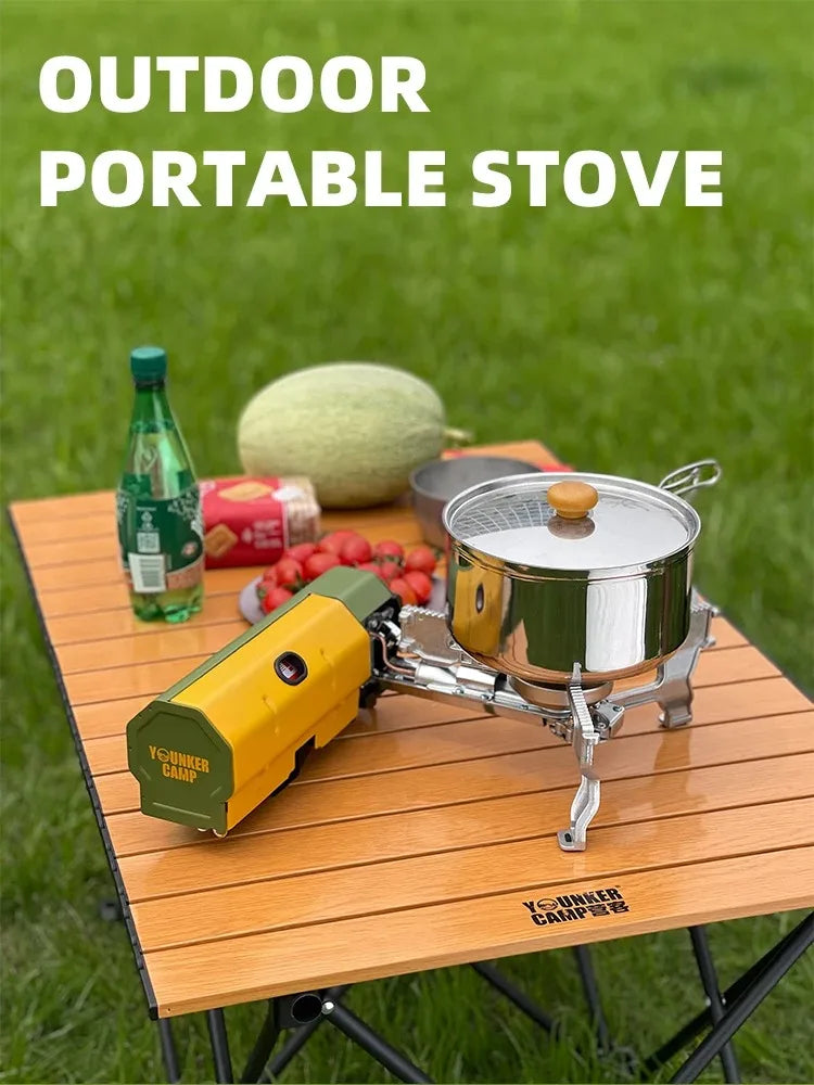 Outdoor Stove Camping Simple Design Compact Lightweight Easy To Carry High-strength Corrosion-resistant Diverse Safety Functions