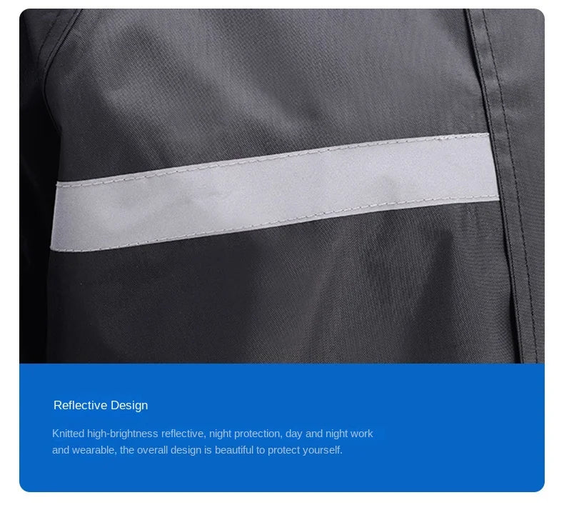 Rain Coat Motorcycle Raincoat Man Waterproof Suit Raincoats Overcoat Rainrainwater Outerwear Long Jacket Poncho Men Motorcyclist