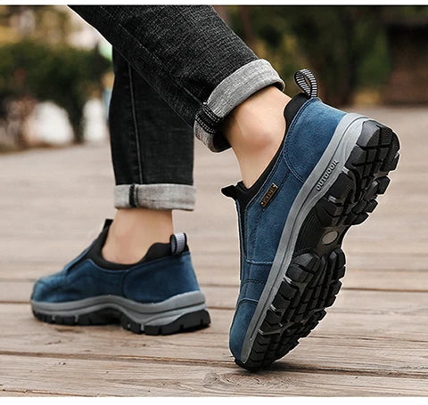Men's non-slip casual sports shoes wear-resistant hiking shoes Outdoor 2024 fashion comfortable flat walking shoes for men
