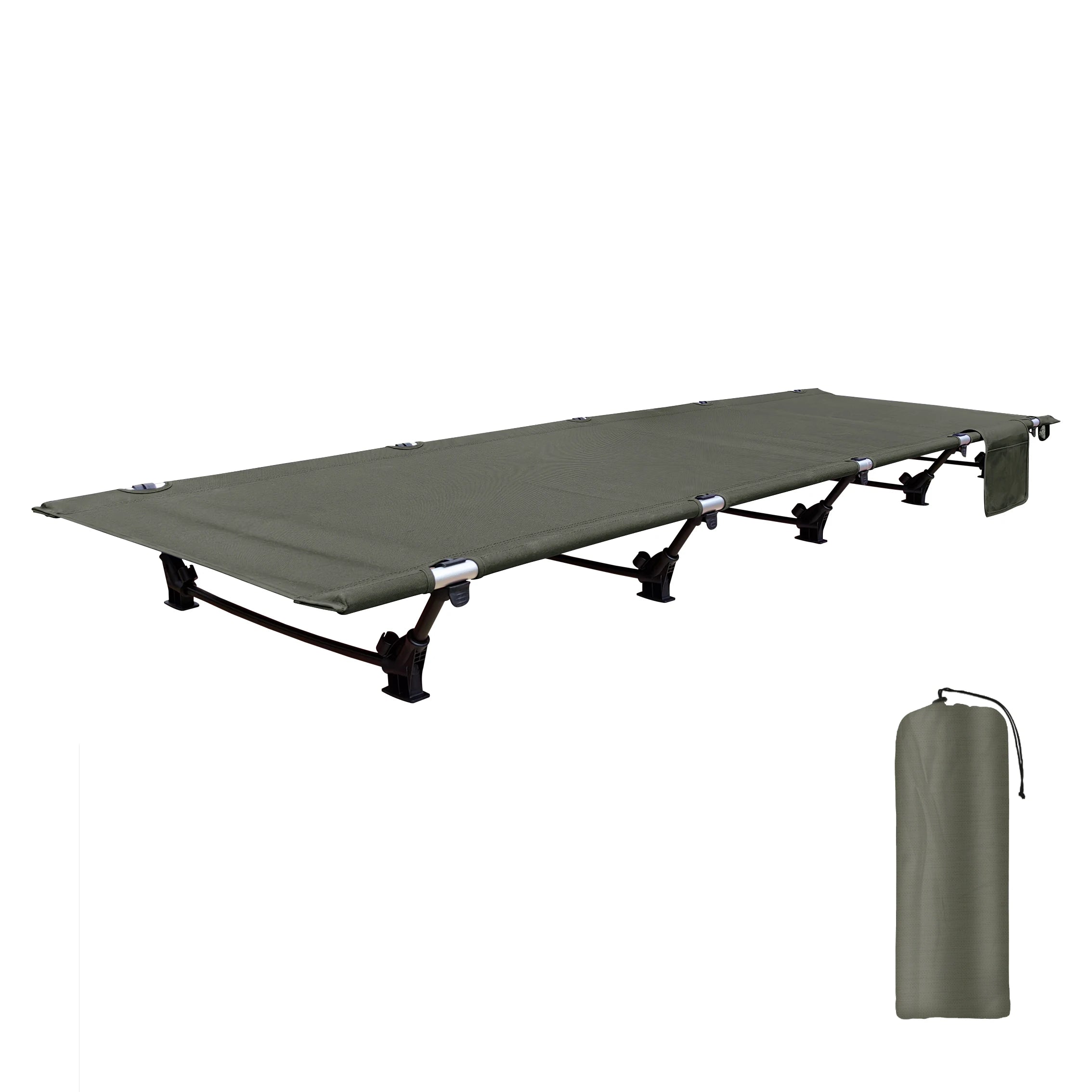 Camping Cot Portable Folding Bed Outdoor Ultralight Compact Tent Bed for Camping Travel Backpacking Hiking Sleeping Cot