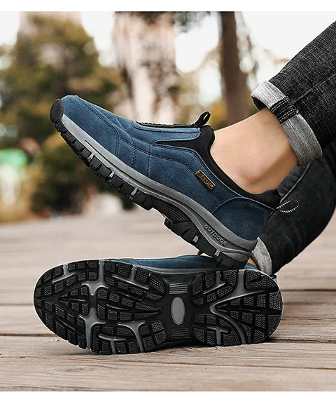 Men's non-slip casual sports shoes wear-resistant hiking shoes Outdoor 2024 fashion comfortable flat walking shoes for men