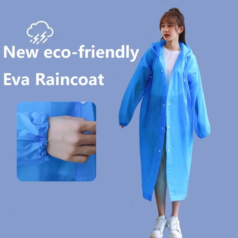 Rainwater Layers Waterproof Women's Raincoat Rain Cover Protection for Rainy Ponchos Folding Raincoat Trip Ponchos Waterproof