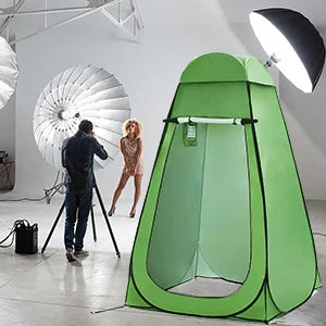 Pop Up Privacy Shower Tent, Portable Camping Shower Tent, Camping Toilet Changing Room Sun Shelter with Window for Camping