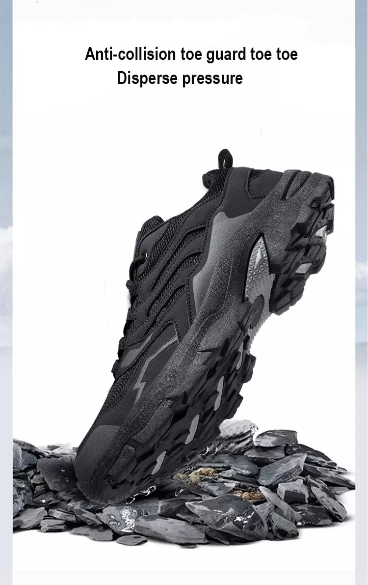 2025 Hiking Shoes Unisex Outdoor Hiking Sports Hiking Shoes Non-slip Waterproof Camping Shoes Outdoor Sports Shoes Walking Shoes