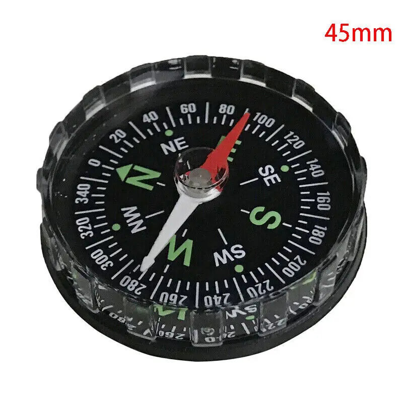 Compass Mini Outdoor 45MM Compass Navigation Compass Camping Hiking Pocket Compass for Camping disorientated Survival tools