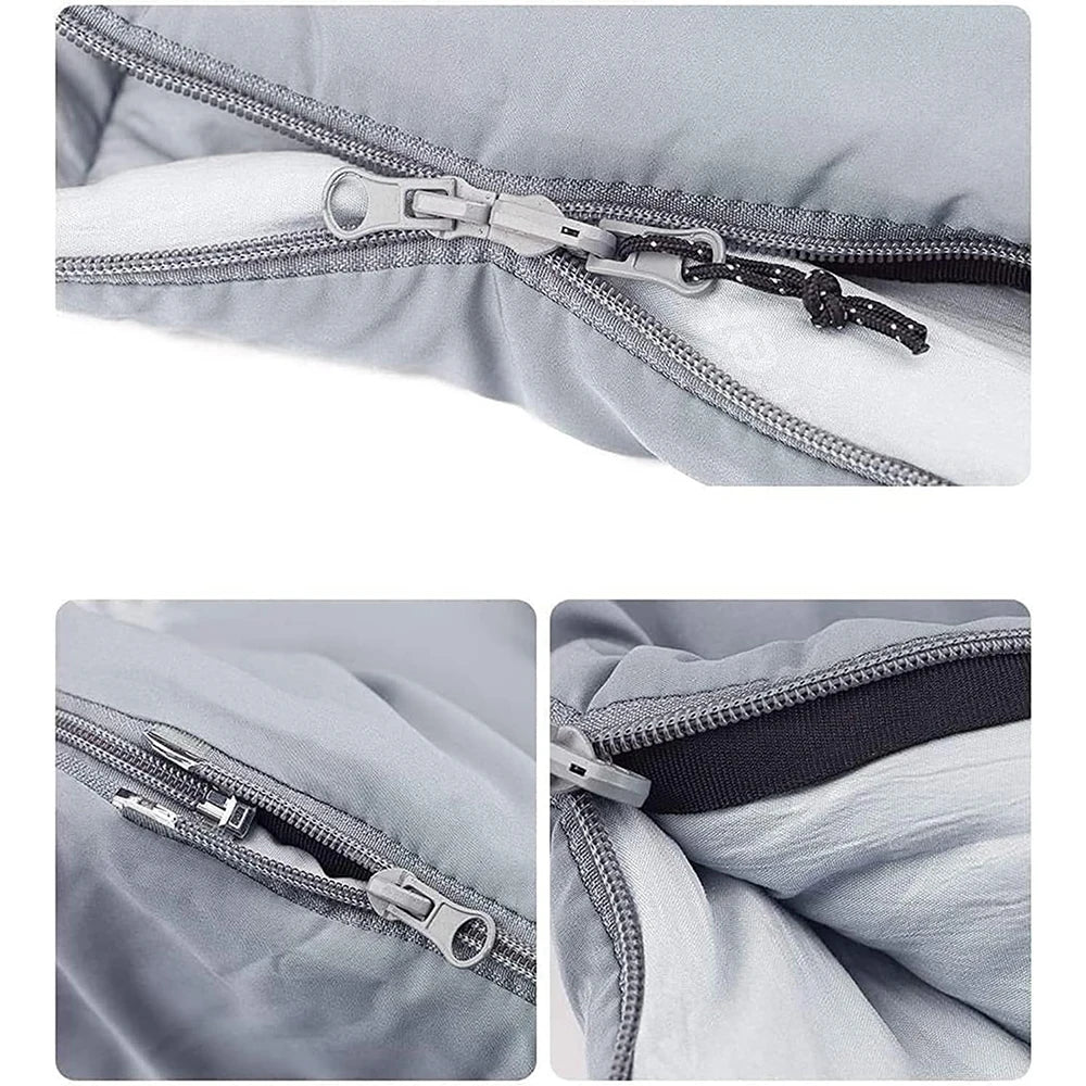 Camping Sleeping Bag - 3 Season Warm & Cool Weather - Summer, Spring, Fall, Lightweight, Waterproof Adults - Camping Gear Equipm