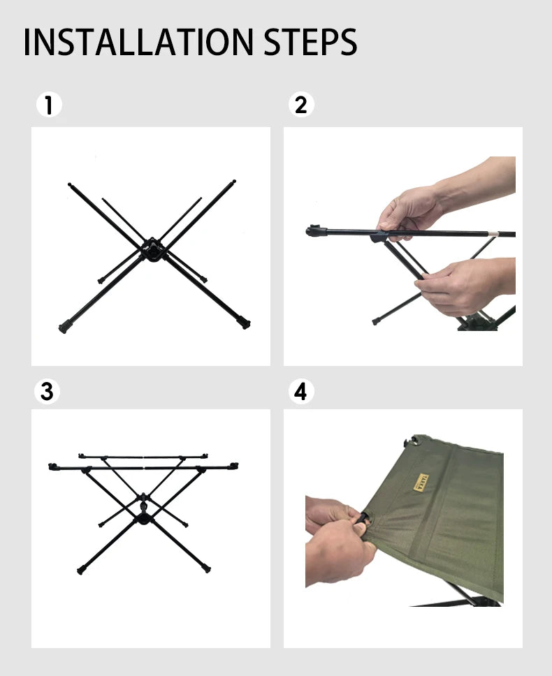 TARKA Camping Oxford Fabric Table Folding Desk Lightweight Foldable Cloth Tables Outdoor Fishing Picnic Desk Camping Equipment