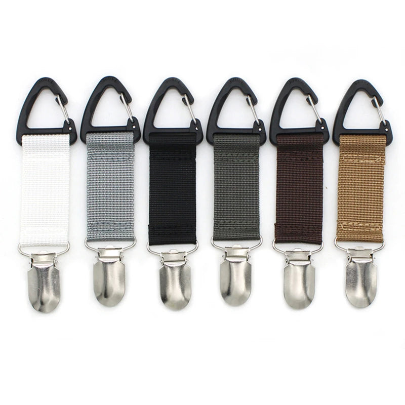 1Pc Hat Clip for Camping Traveling Hanging on Bag Handbag Backpack Luggage for Adult Outdoor Travel Beach Camping Accsesories