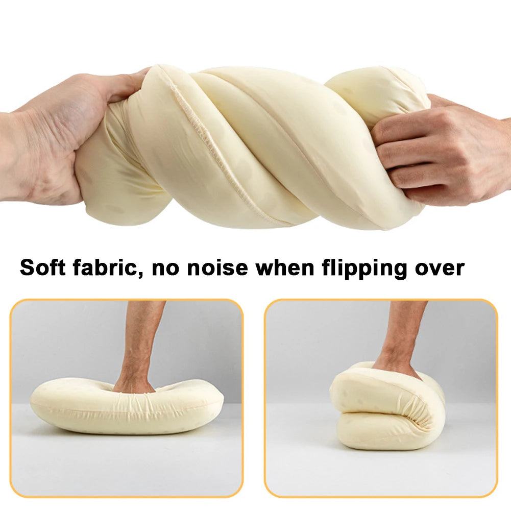 Portable Outdoor Camping Travel Pillow Memory Foam Comfort Pillow NoonBreak Pillow Neck Support Pillow Easy Storage Nap Pillow
