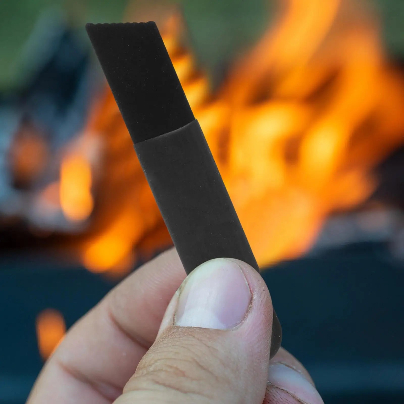 10 Pcs Fire Scraper Starters Black Stainless Steel Flint Campfires Survival Outdoor Accessories Emergency Magnesium Rods Striker