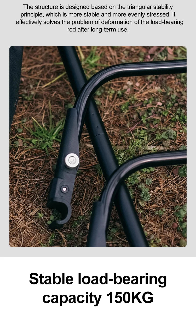 210X80cm 600D Oxford Camping Cot, Portable Folding Bed 210x80cm, 4kg Lightweight, Easy Setup for Outdoor Hiking Travel