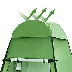 Pop Up Privacy Shower Tent, Portable Camping Shower Tent, Camping Toilet Changing Room Sun Shelter with Window for Camping
