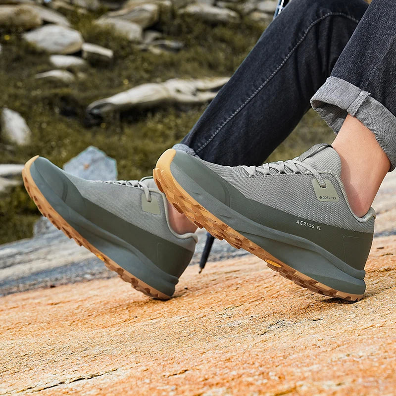 Hiking Shoes Outdoor Walking Mountain Non-Slip Casual Waterproof Sneakers Rubber Wear-Resistant Camping Breathable Hiking Boots