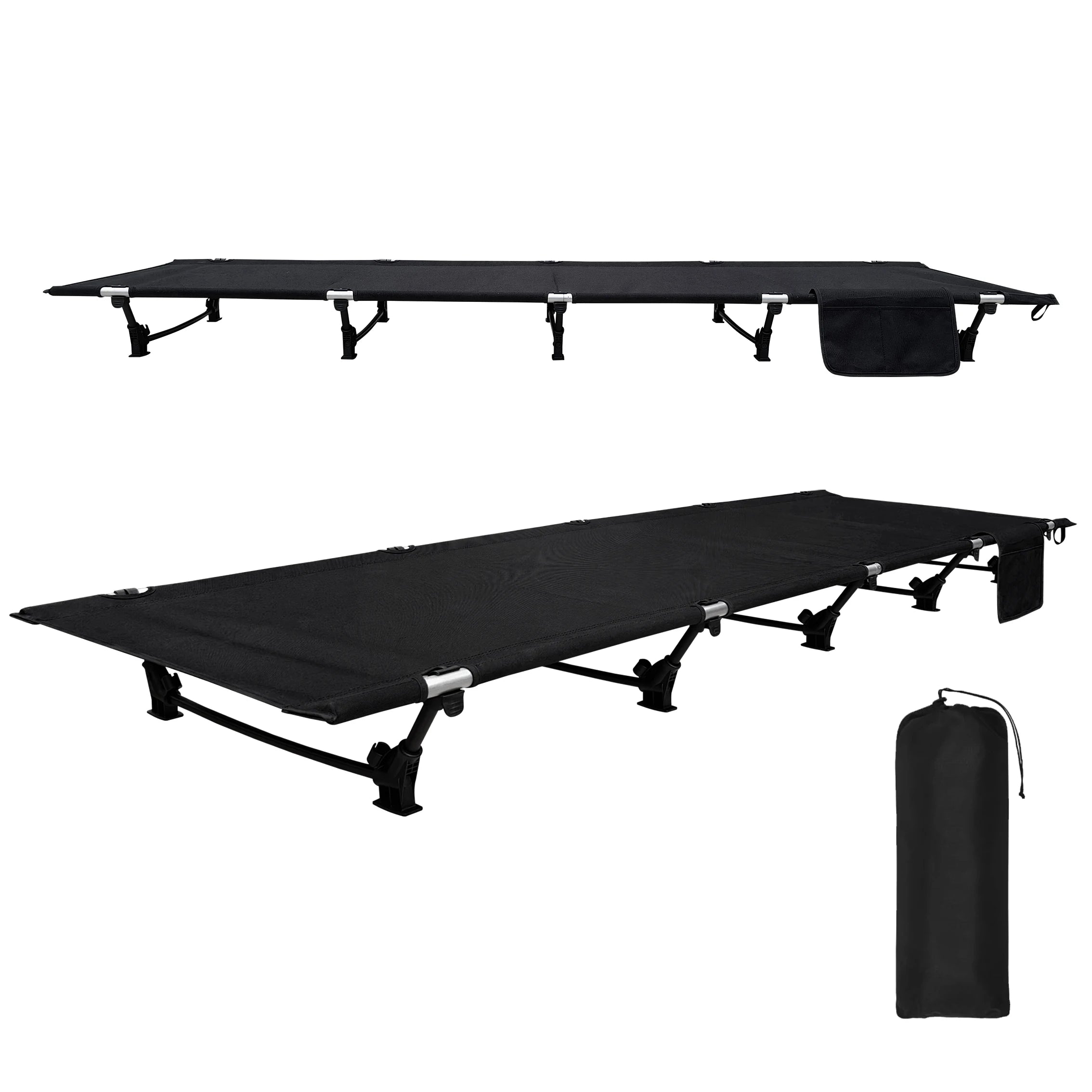 Camping Cot Portable Folding Bed Outdoor Ultralight Compact Tent Bed for Camping Travel Backpacking Hiking Sleeping Cot