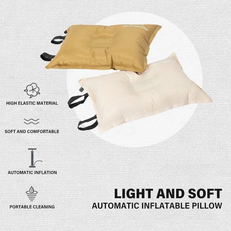 Camping Air Pillow High Rebound Compressible Travel Pillow 3D Ultralight Self Inflating Pillow Home Outdoor Camping Pillow