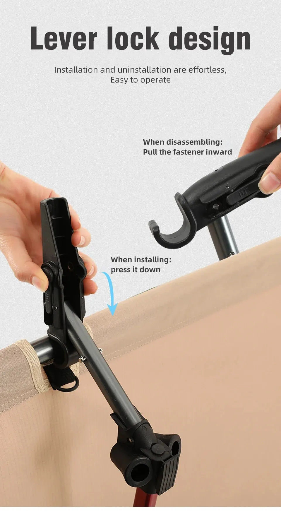 Camping Cot Folding Camping Bed Portable Outdoor Bed Comfortable Sleeping Cots for Adults & Kids Camping, Travel, RV