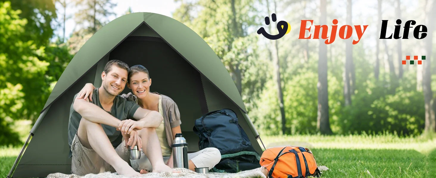 Portable Outdoor Folding Camping Tent Multi-Person Travel Tent Easy To Set Up Waterproof  Perfect For Beach Outdoor Fishing