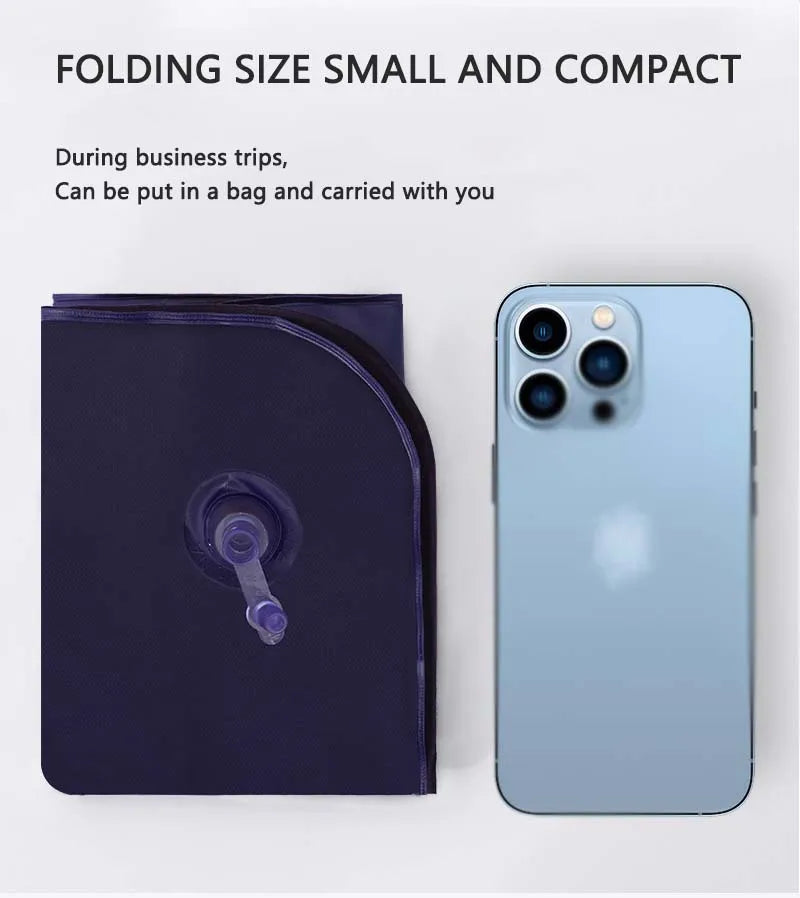 Camping Pillow Travel Inflatable Pillow Air Cushion Pillows Outdoor Climbing Hiking Sleep Cushion Square Lnflatable Pillows