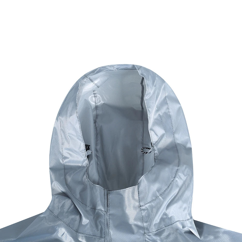 Men Women Raincoat Waterproof Durable Rainwear with Reflective Strip with Reflector Rainproof Poncho