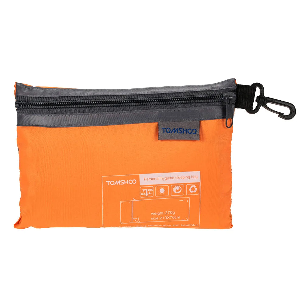 Sleeping Bag Lightweight Outdoor Liner Polyester Pongee Portable Single Sleeping Bags Camping Travel Hotel Sleep Bag 75*210CM