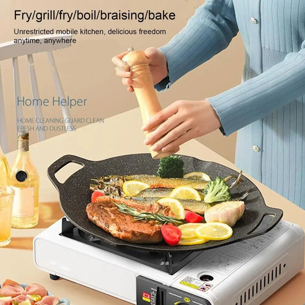 Portable Stove For Camping Compact Camping Stove Powerful Burner Heavy Duty Cooker Multi-Stage Flame Control Automatic Ignition