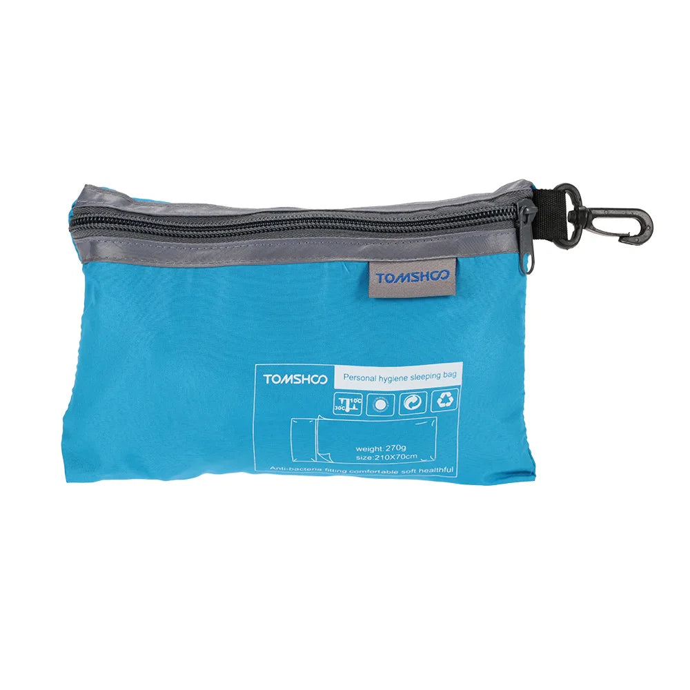 Sleeping Bag Lightweight Outdoor Liner Polyester Pongee Portable Single Sleeping Bags Camping Travel Hotel Sleep Bag 75*210CM