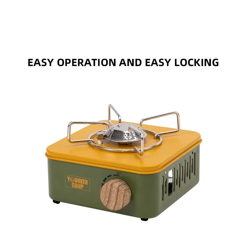 Outdoor Stove Camping Simple Design Compact Lightweight Easy To Carry High-strength Corrosion-resistant Diverse Safety Functions