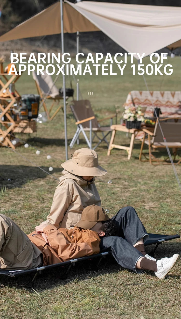 Outdoor Ultralight Camping cot, Hiking Folding Bed, Tent Foldable Bed Marching Bed, Aluminum alloy Single Cot