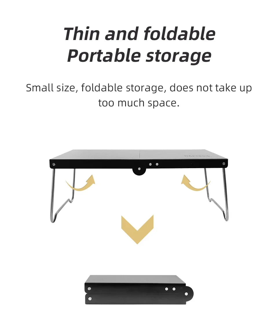 Camping Portable Foldable Table Small Coffee Tables Ultralight Outdoor Hiking Picnic Table MDF Mini Folding Table New