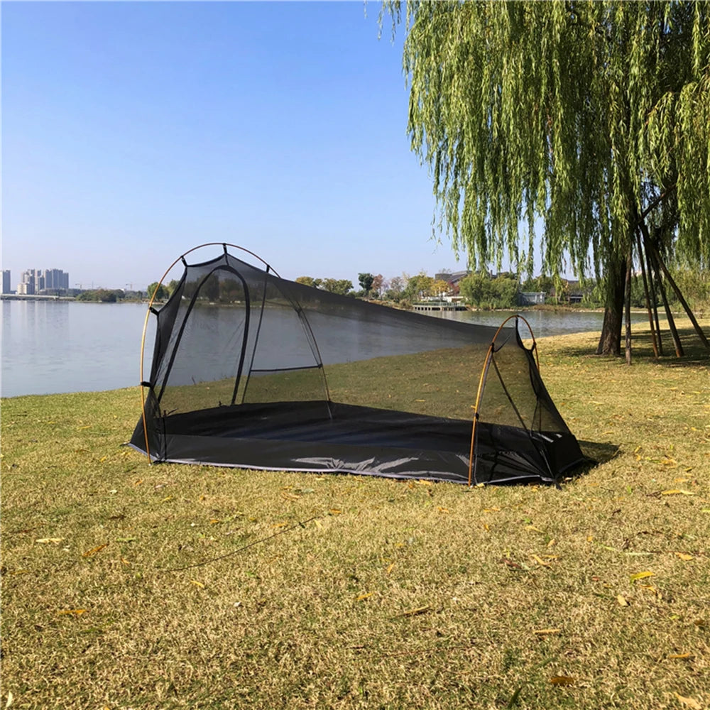 Camping  Tent Ultralight Aluminum Pole Outdoor Tent For Backpacking Hiking Camping Seasons 1/2 Person Tent Camping Equipment