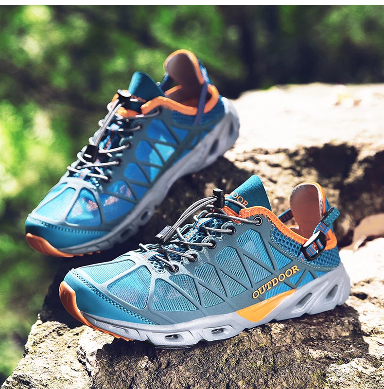 Summer Outdoor Trekking Shoes Women Men Hiking Aqua Shoes Finishing Camping Tourism Treking Sneakers Mountain Tracking Wading