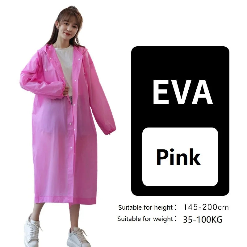 Rainwater Layers Waterproof Women's Raincoat Rain Cover Protection for Rainy Ponchos Folding Raincoat Trip Ponchos Waterproof