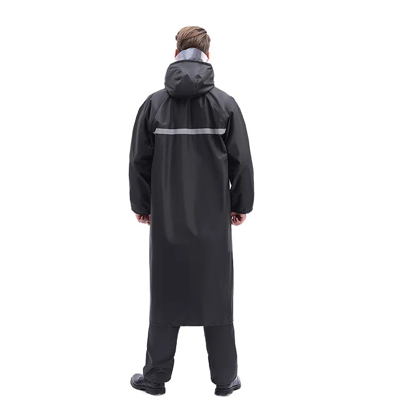 Rain Coat Motorcycle Raincoat Man Waterproof Suit Raincoats Overcoat Rainrainwater Outerwear Long Jacket Poncho Men Motorcyclist