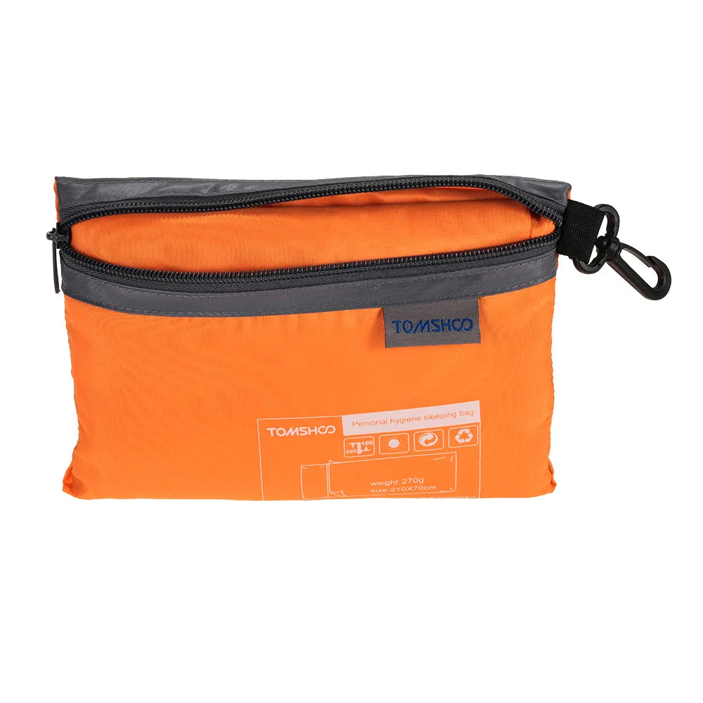 Sleeping Bag Lightweight Outdoor Liner Polyester Pongee Portable Single Sleeping Bags Camping Travel Hotel Sleep Bag 75*210CM