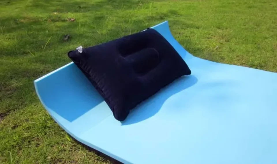 Outdoor Camping Pillows Portable Fold Inflatable Air Pillow Outdoor Pillow Travel Sleeping Ultralight Inflatable Air PVC Pillow