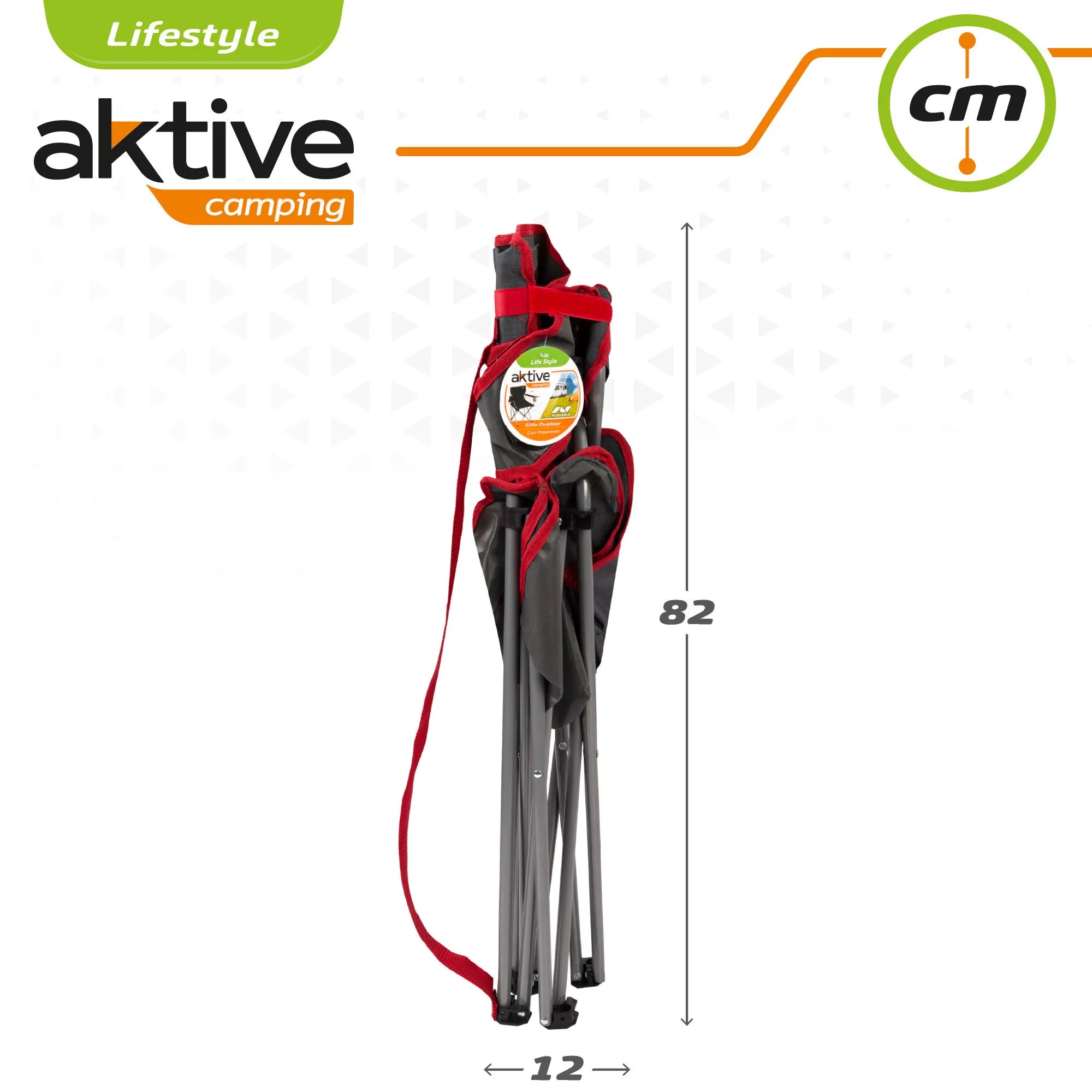 Folding camping chair with coasters and backrest breathable Aktive Camping folding chairs with backrest, folding beach chairs, folding chairs, folding camping chairs, camping chair, camping furniture